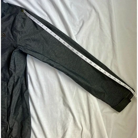 The North Face Gray Packable Hooded Rain Jacket Women's Size Small - Picture 9 of 13